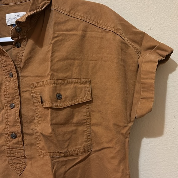 2 for $10 🍂 Rust Button Up Shirt - Picture 4 of 6